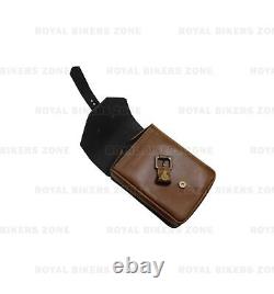 Sac réservoir en cuir véritable magnétique universel pour moto Royal Enfield