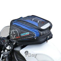 Sacoche De Réservoir À Dégagement Rapide Pour Moto Oxford X30 Lifetime Luggage, 30 Litres, Bleu