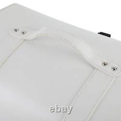 Sacoche de selle de moto Sac de réservoir imperméable Sac de queue Bagage de voyage Pannier WHI