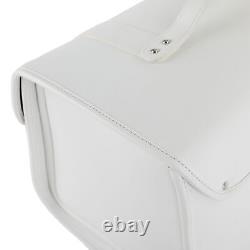 Sacoche de selle de moto Sac de réservoir imperméable Sac de queue Bagage de voyage Pannier WHI