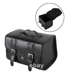 Sacoche de selle de moto étanche Sac de réservoir Sac de queue Bagage de voyage Pannier Noir