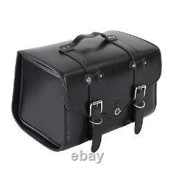 Sacoche de selle de moto étanche Sac de réservoir Sac de queue Bagage de voyage Pannier Noir