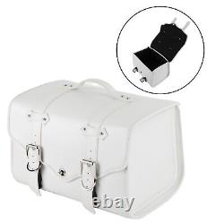 Sacoche de selle de moto imperméable Sac de réservoir Sac de queue Bagages de voyage Pannier WHI T8