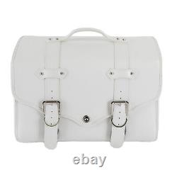 Sacoche de selle de moto imperméable Sac de réservoir Sac de queue Bagages de voyage Pannier WHI T8