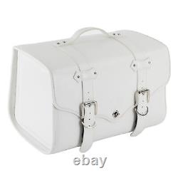 Sacoche de selle de moto imperméable Sac de réservoir Sac de queue Bagages de voyage Pannier WHI T8